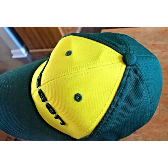 Oregon Ducks Baseball Hat Adjustable Strap Green Gold Captivating Headwear - Picture 5 of 10